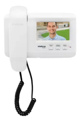 Mdulo Interno Para Videoporteiro Ivr 1010 In Branco Intelbras 110v/220v